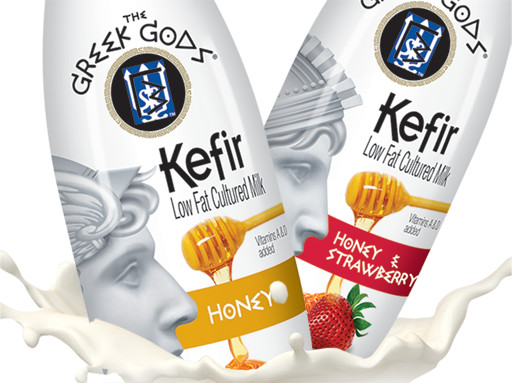 Greek Gods Kefir: packaging redesign