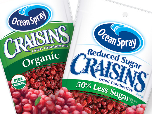 Craisins: packaging design refresh