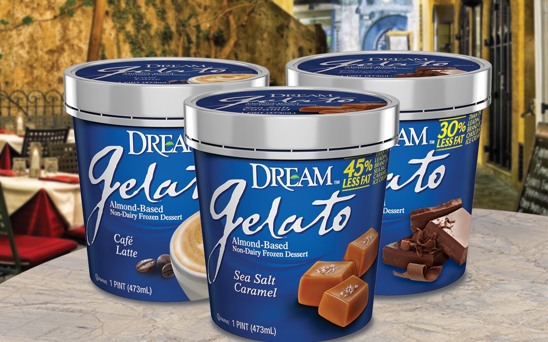 Dream Gelato: packaging design, brand identity, line extensions