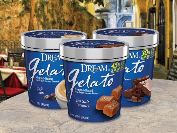 Dream Gelato: packaging design, brand identity, line extensions