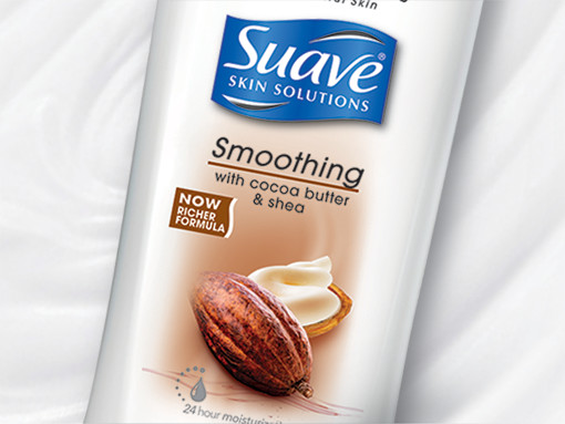 Suave Lotion: packaging redesign and refresh