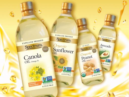 Spectrum Oils: packaging graphics redesign